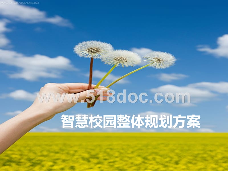 智慧校园整体规划方案.pptx_第1页
